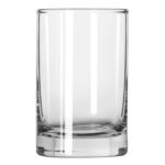 Drinking glass for hygiene and sanitation purposes, clear glass cup for beverages, professional hygiene product from Beyond Hygiene Asia.