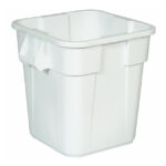 Rubbermaid Square Brute Container w/o Lid 28-Gal., White
