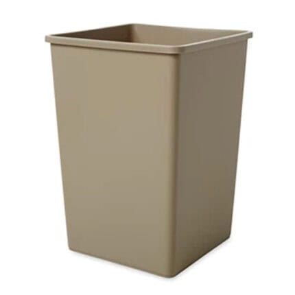 Rubbermaid Square Container 35-Gal., Beige