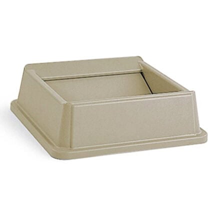 Rubbermaid Untouchable Top For 3958/3959 Receptacle, Beige