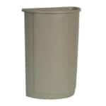 Rubbermaid Half Round Container 21 Gal., Beige