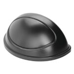 Rubbermaid Half Round Lid w/ Swing Door Fits 3520, Black