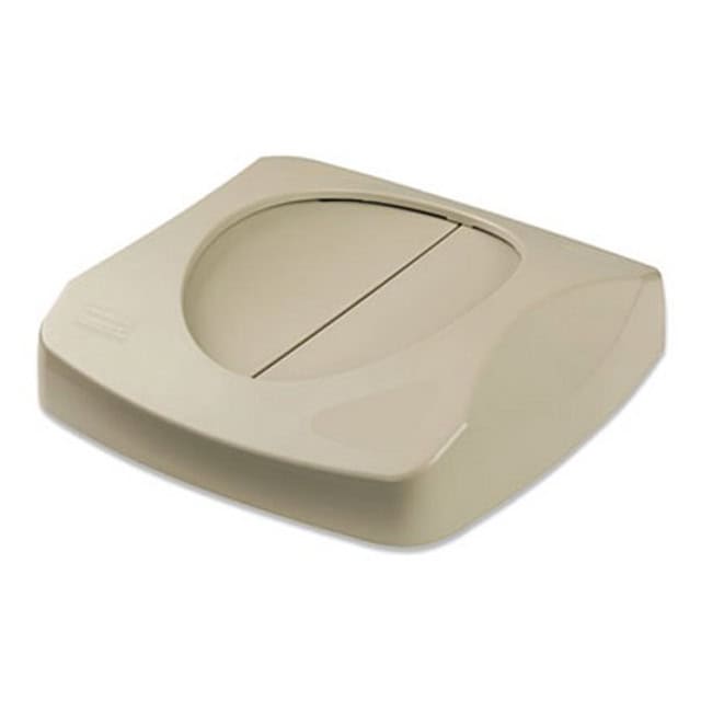 0030437_1.jpg Rubbermaid Square Top Fits 3568 3569 Container, Beige - Image 1
