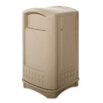 Rubbermaid Plaza Container 50 Gal., Beige