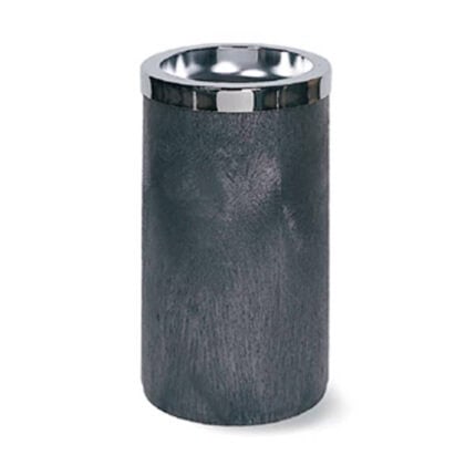 Rubbermaid Smoking Urn W/ Metal Ashtray Top, Black