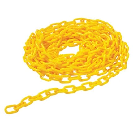 Rubbermaid Barrier Chain For 6114 20 Ft., Yellow
