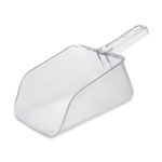 Shovel scoop for hygiene and sanitation testing, made of clear durable plastic for easy analysis.