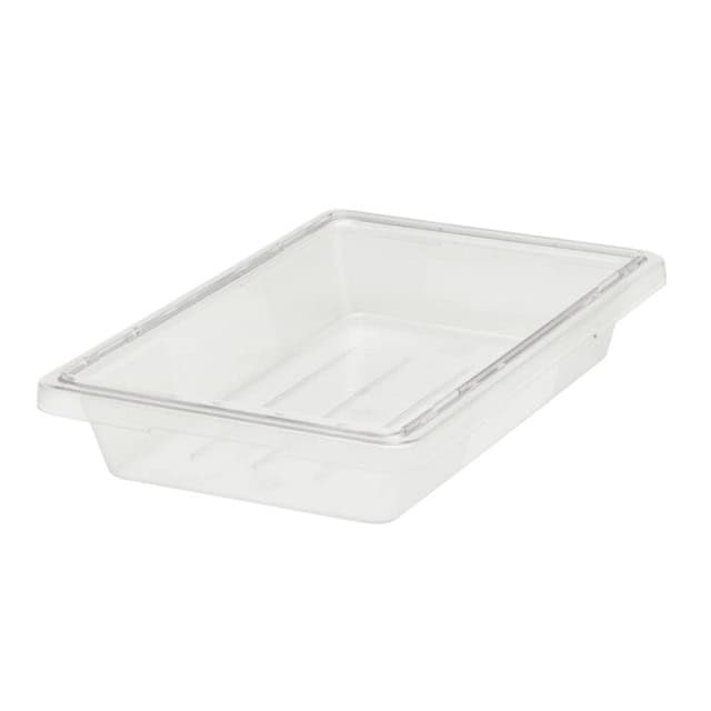 0041360_1.jpg Disposable plastic food storage container for hygiene and food safety, ideal for commercial and household use.