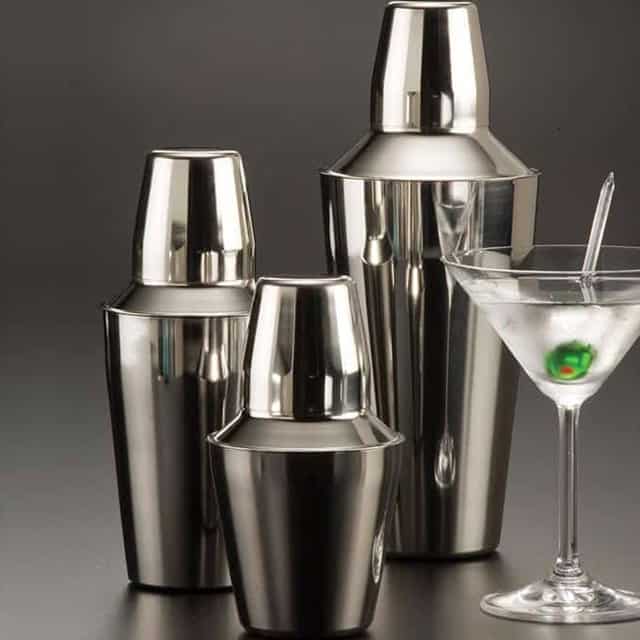 0047105_2.jpg American Metalcraft Stainless Steel 3-piece Cocktail Shaker, 28 Oz