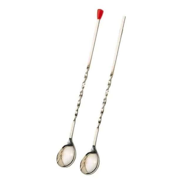 0047118_1.jpg American Metalcraft Bar Spoon 11″ Twisted Handle w/ Red Knob