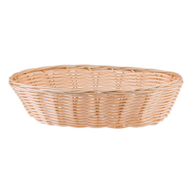 0048200_2.jpg Tablecraft Oval Woven Basket 9x6x2.25″ - Image 2