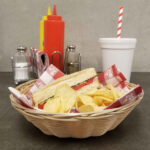 Tablecraft Round Woven Basket 8.5″ - Image 3