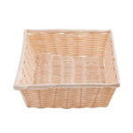 Tablecraft Medium Rectangular Woven Basket 14x10x3″ - Image 3