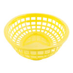 Tablecraft Plastic Oval Basket 9x6x2″, Yellow