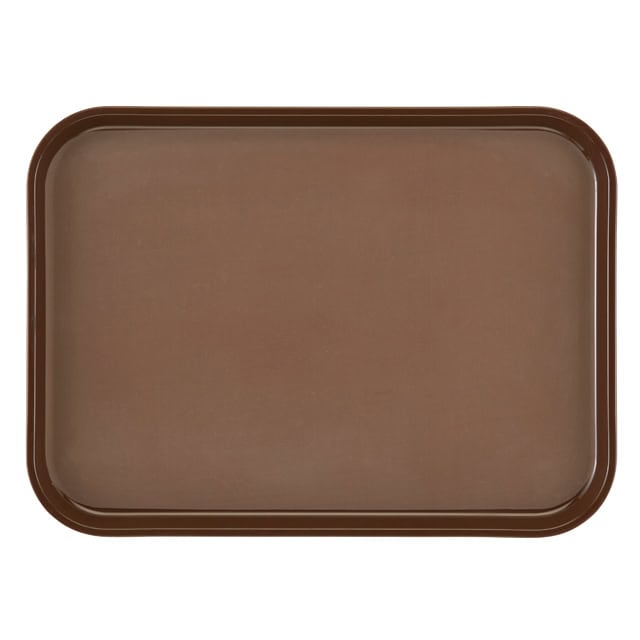 Black plastic serving tray for hygienic food presentation and catering services in Asia.