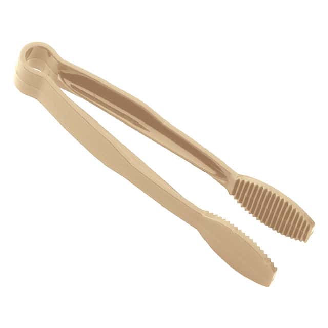 Disposable beige plastic tongs for hygiene and food handling - Beyond Hygiene Asia.