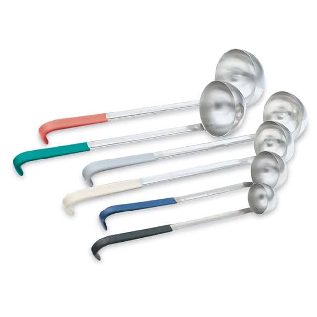 0055326_2.jpg Stainless steel ice cream scoops with colorful handles for professional and home use, designed for easy portioning and serving of ice cream, desserts, and frozen treats.