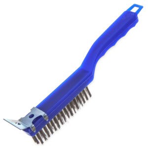 Carlisle Plastic Handle Scraper 11-1/2″ w/ Stainless Steel Bristle