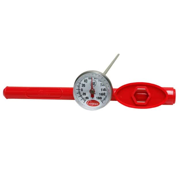 High temperature meat thermometer for accurate cooking temperature readings, essential for food safety and kitchen precision.