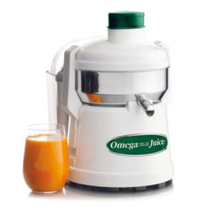 Fresh orange juice extractor machine for healthy beverages at Beyond Hygiene Asia.