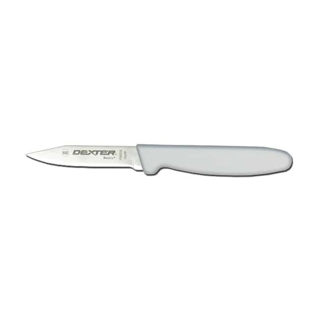 Dexter stainless steel chef's knife for professional and home kitchens, durable and easy to handle.