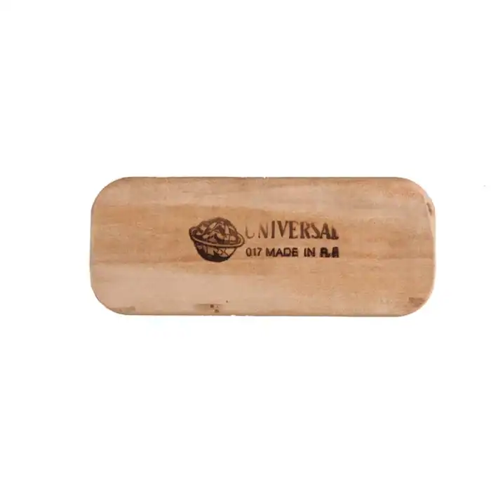 Universal wooden soap dish with logo, eco-friendly bathroom accessory, durable and natural material for hygiene & organization, perfect for home and commercial use.