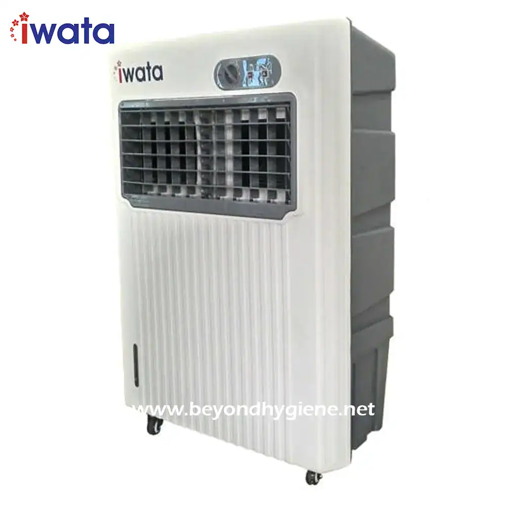 Outdoor commercial air cooler for hygienic cooling solutions in Asia by Beyond Hygiene.