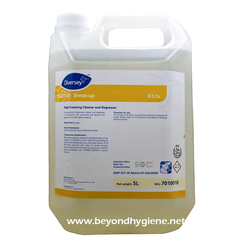 1 High-foaming cleaner and degreaser for industrial and commercial use by Beyond Hygiene Asia, effective in removing dirt and grease, ideal for professional cleaning applications.