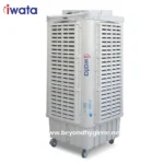 Iwata industrial cooling and air conditioning unit for hygiene and sanitation facilities.