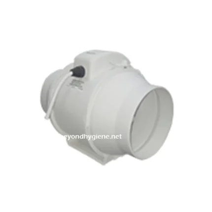 Air duct fan, ventilation blower for hygiene and air circulation, industrial air exhaust fan, Beyond Hygiene Asia, high-performance ventilation system for commercial spaces.