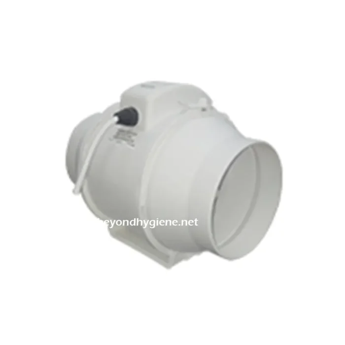 Air duct fan, ventilation blower for hygiene and air circulation, industrial air exhaust fan, Beyond Hygiene Asia, high-performance ventilation system for commercial spaces.