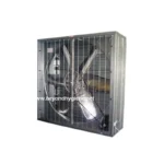 Rechargeable fan with rabbit design, encased in stainless steel cage showcasing durability and safety for hygienic environments.