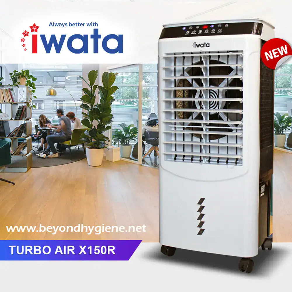 1 Fan cooling air purifier with adjustable settings for a clean, healthy environment at Beyond Hygiene Asia.