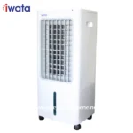 Powerful white tower air cooler with adjustable vents for optimal airflow, ideal for commercial and industrial spaces in Asia, enhancing hygiene and air quality.