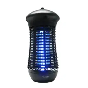 IWATA INDOOR USE / ELECTRONIC INSECT KILLER CM17IK-23 Product Specifications INDOOR USE / ELECTRONIC INSECT KILLER • 18 Watts power, 1x18W (PL/BL) insect light • High quality UV-A TUBE for best attraction of flying insects • ABS FIREPROOF PLASTIC MATERIAL • Lantern type design • With outer grille protection • IPx4 water proof rating • Wall Hanging or floor standing • With large detachable collection tray DIMENSION: (L)16cm x (W)16cm x (H)35cm