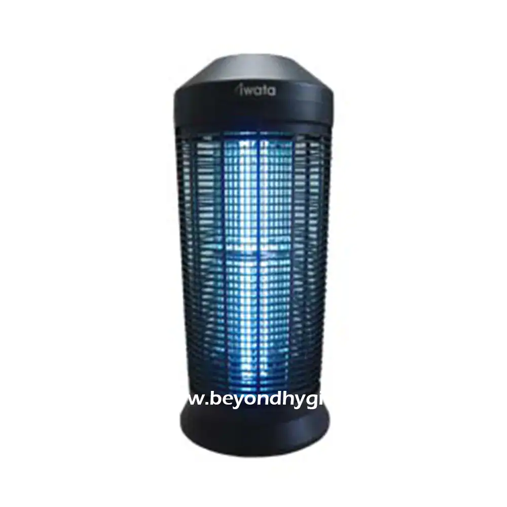 1 UVC UV sterilizer bug zapper lamp for disinfection and control of airborne insect pests, suitable for use in commercial and residential spaces.