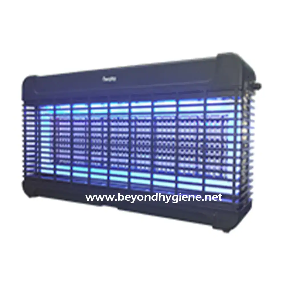 1 Ultraviolet insect control bug zapper with blue light emitting from Beyond Hygiene Asia.