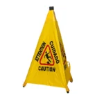 Caution Sign 4 Face 91cm - Image 7