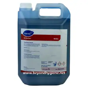 Toilet bowl cleaner with disinfectant, effective for professional sanitation, 5L container, ideal for hygiene maintenance in commercial and industrial settings.