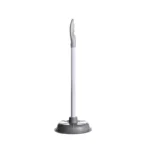 Sink drain plunger with ergonomic handle for effective clog removal, essential for sanitation and hygiene maintenance in commercial and residential settings.