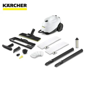 Advanced floor cleaning equipment by K?rcher for commercial and industrial use, including steam vacuum, floor scrubbers, and cleaning accessories from Beyond Hygiene Asia.