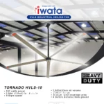 HVLS industrial ceiling fan by Beyond Hygiene Asia, ideal for commercial spaces, providing efficient air circulation, energy savings, and improved ventilation.
