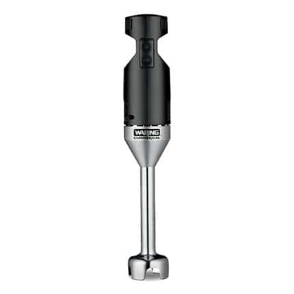 Warning Commercial Handheld Mixer for food and beverage preparation, durable and efficient commercial kitchen tool.