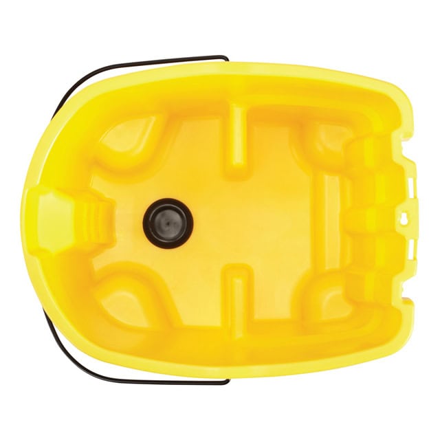 1004699_2.jpg Rubbermaid Yellow Wavebrake Bucket w/ Caster Kit 35-qt. - Image 2