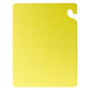 San Jamar Cut-N-Carry Yellow Cutting Board 12x18x1/2″