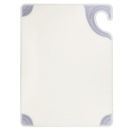 San Jamar Saf-T-Grip Cutting Board 15x20x1/2″, White