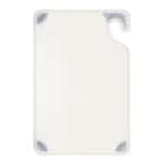 San Jamar® Saf-T-Grip Cutting Board 6X9X3/8″, White