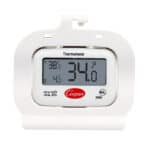 38°C digital thermometer for accurate temperature monitoring in sanitation and hygiene facilities.