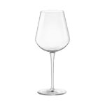 Clear wine glass, elegant drinkware for hospitality and event settings, perfect for wine tasting and celebratory occasions.