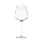 Empty wine glass for hygiene and beverage presentation in food service and hospitality settings.